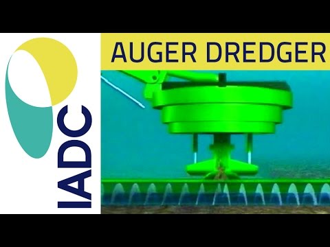 Part of a video titled Auger Dredger - YouTube