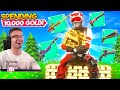 How I Spent 10,000 Gold Bars in ONE MATCH! (All 5 Exotic Weapons)