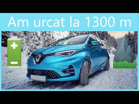 Autonomie iarna la munte cu Renault Zoe ZE50