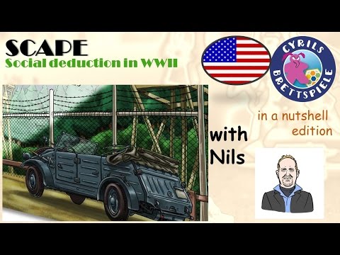 Cyrils Brettspiele - SCAPE - in a nutshell (N27) - Escape from a prison