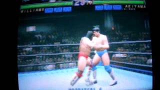 "Japan Pro-Wrestling featuring virtua" Sega ST-V