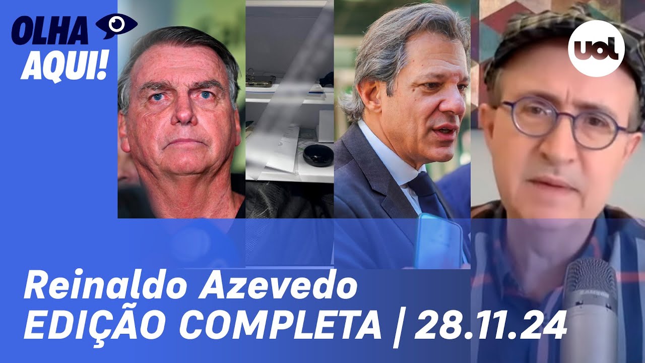 Reinaldo: Bolsonaro não descarta refúgio; PL tinha discurso pós-golpe; Haddad e corte de gastos e+