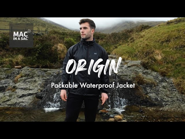 Vídeo relacionado con Mac in a Sac Chaqueta de Packaway impermeable Unisex de origen (Fósil, XXS)