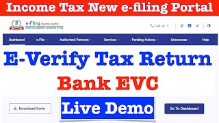 How to E Verify Income Tax Return through Net Banking | ITR e verify through Net Banking | ENGLISH