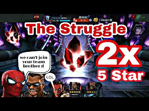 2x 5 Star Crystal for Blade and Stark Spidey Opening | Marvel Contest of Champions