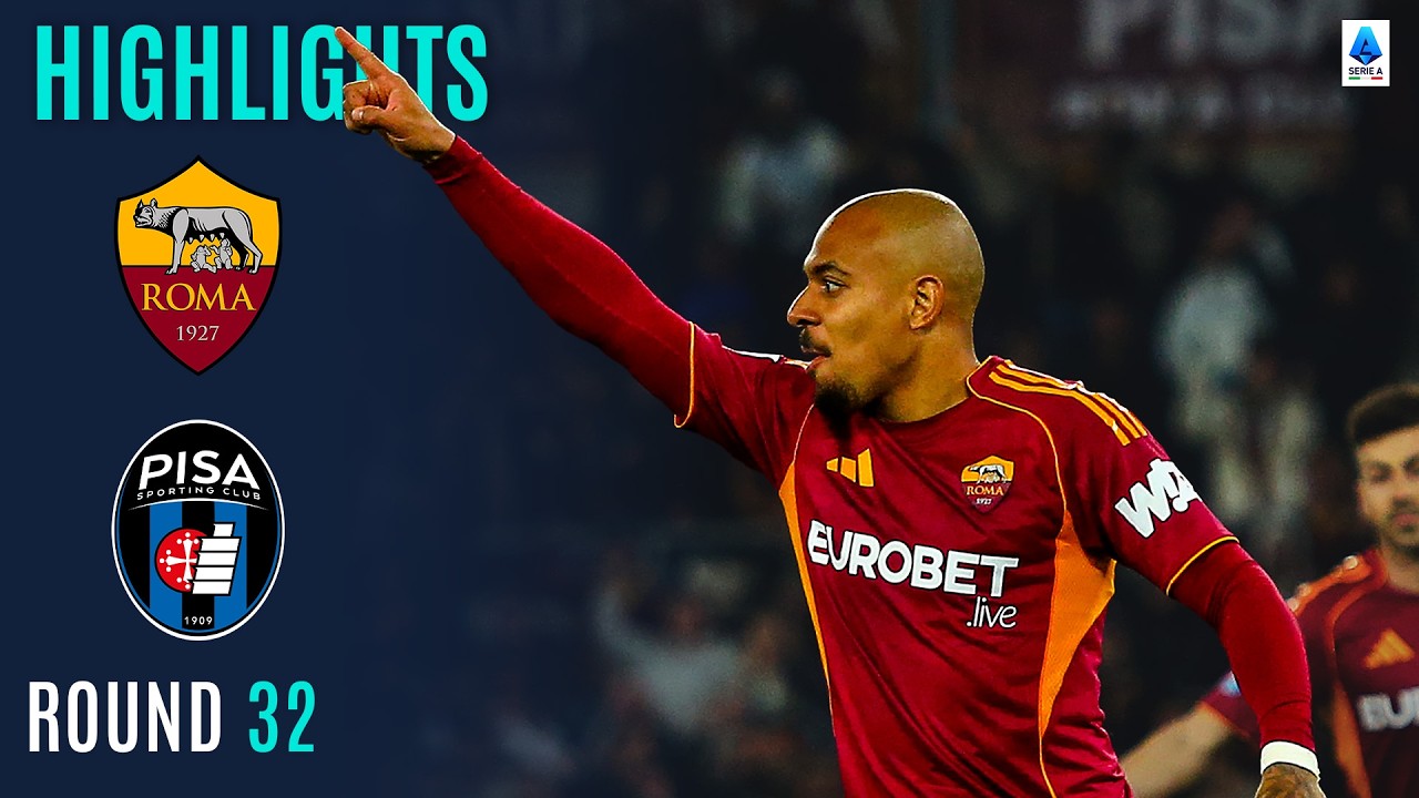 Malen Strikes Hat-Trick! | ROMA-PISA | HIGHLIGHTS | Serie A 2025/26