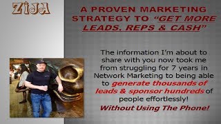 Zija International | How To Get More Leads, Reps & Sales Faster