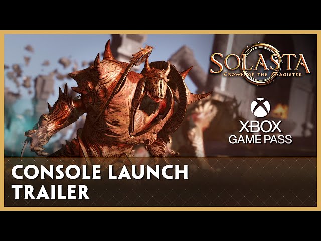 Titulný obrázok Youtube videa s názvom Xbox Release Trailer - Solasta: Crown of the Magister