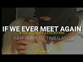 If We Ever Meet Again; Katy Perry Ft. Timbaland [Letra Español]