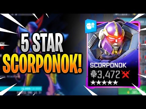 5 STAR SCORPONOK RANK UP & GAMEPLAY! - Transformers: Forged To Fight