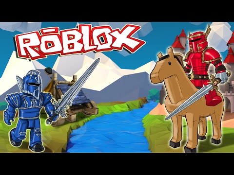 Roblox | RED VS BLUE MEDIEVAL CASTLE BATTLE! (Robox Valor Adventures)