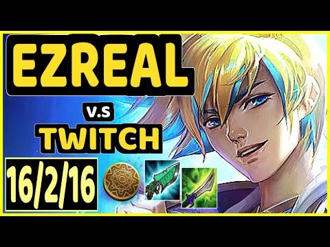YUUKI60 (EZREAL) vs TWITCH - 16/2/16 KDA BOTTOM ADC GAMEPLAY - EUW Ranked DIAMOND