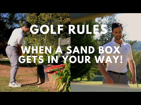 Golf Rules: Immovable Obstruction Interfering with Your Swing