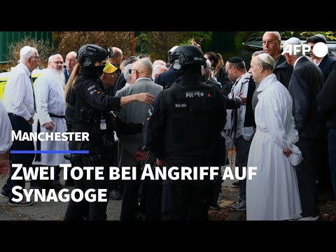 Zwei Tote bei Angriff auf Synagoge im englischen Manchester | AFP