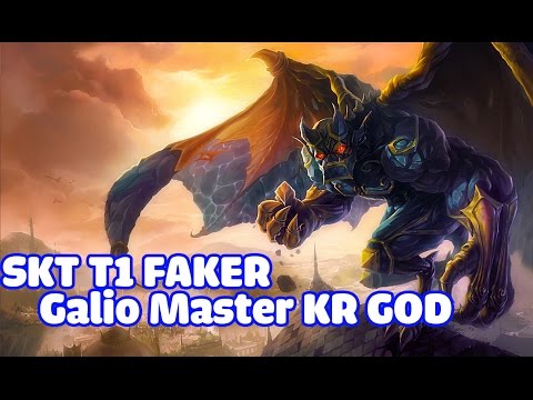 SKT T1 Faker Galio vs LeBlanc KR LOL Challenger