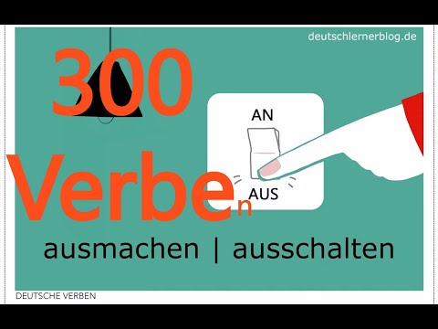 300 de verbe importante la limba  Germana animate și traduse cu Doktor German
