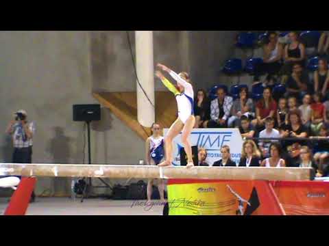 Silvia ZARZU beam - Match FRA vs ROU junior (June 7th 2013)