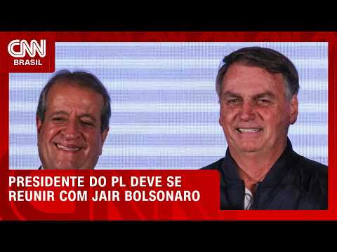 Após fuga e carta de Flávio, Valdemar deve se reunir hoje com Bolsonaro | CNN NOVO DIA