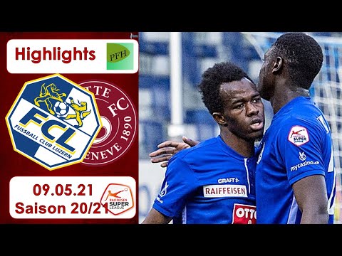 Highlights: FC Luzern vs Servette - Genf FC (09.05,21)