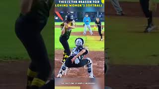 This is the reason for loving women's softball#WomensSoftball #Softball #SoftballHighlights