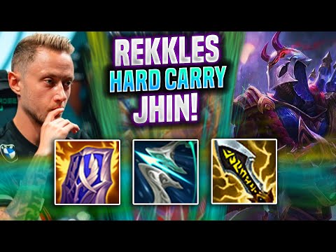 REKKLES HARD CARRY WITH JHIN IN PATCH 12.2! - KC Rekkles Plays Jhin ADC vs Anivia! | Season 2022