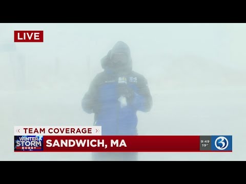 VIDEO: White out conditions reported in Cape Cod