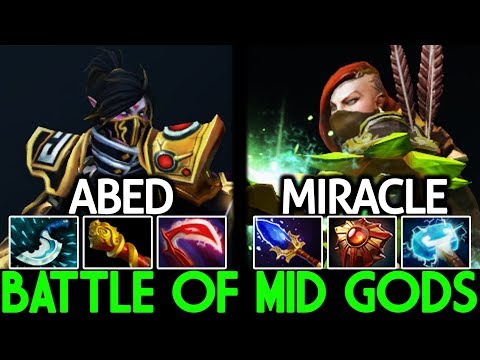 Miracle- Windranger VS Abed Templar Assassin Epic Battle of Mid Lane Gods 7.21 Dota 2