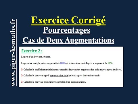 Calcul Coefficient Multiplicateur et Valeur Après Deux Augmentations