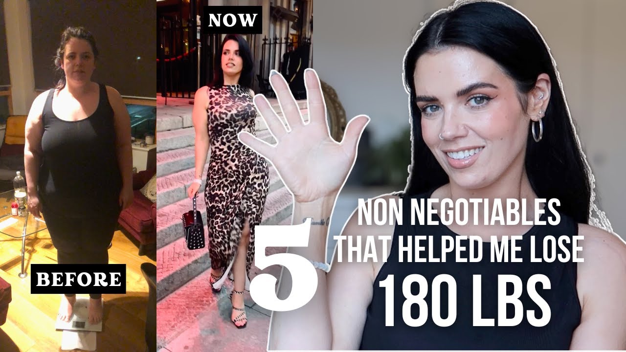 My 5 Non Negotiables To Lose Weight And Keep it Off | Half of Carla