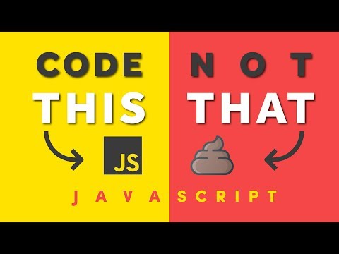 JavaScript Pro Tips - Code This, NOT That