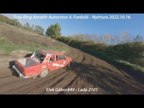 Elek Gábor#49 - Lada 2101 Tura-Ring Amatőr Autocross 4. Forduló - Nyírtura 2022.10.16.