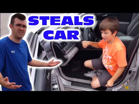 Kid Takes Uncle's Car To Go To Mcdonalds *SKIT*