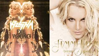 Hold It Against Me Like We&#39;re Gonna Die Young - Kesha and Britney Spears Mashup