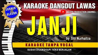 Download lagu JANJI by Siti Nurhaliza (MENGAPA KAU LUPAKAN) // Karaoke Dangdut original ( Vidio HD  Suara Jernih ) mp3