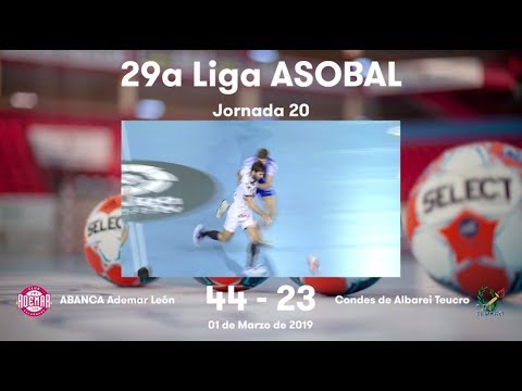 LIGA ASOBAL J20: ABANCA Ademar León - Condes de Albarei Teucro 44-23