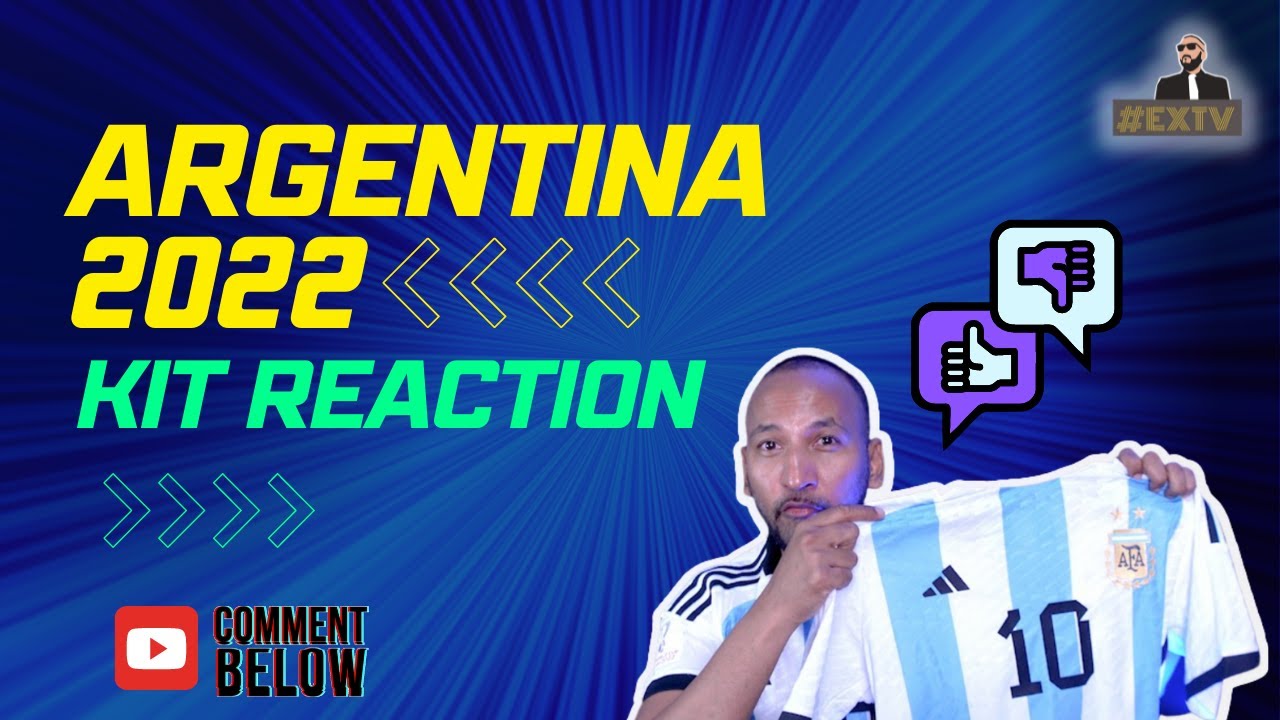 Argentina World Cup 2022 World Cup jersey player fit reaction!