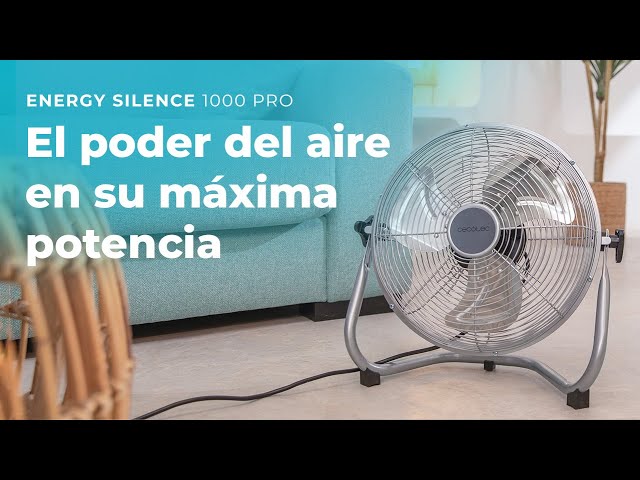 Cecotec EnergySilence 1000 Pro Ventoinha de Chão 40W Aço Inoxidável video