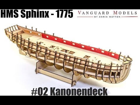 HMS SPHINX 1775 #02 Kanonendeck