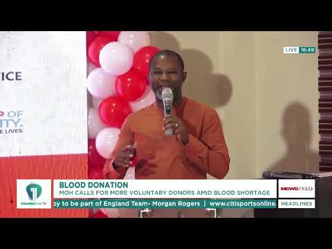 Ministry of Health Appeals for More Blood Donors Amid National Shortage