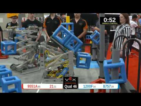 2015 VRC Sci Q46 - 9551A 21 vs 1200F 8757 - 52 to 68 - VEX Worlds 2015 - Science Division