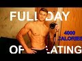 Full Day of Eating | 4000 Calorie Diet! | Natural Bodybuilder/Powerlifter