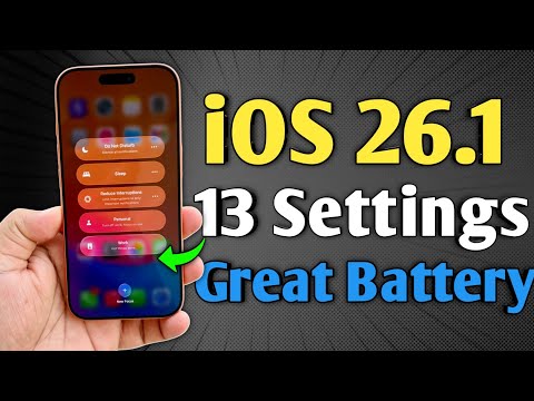 iOS 26.1 Battery Drain - Settings to Improve