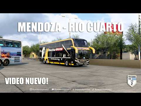 ¡PASEANDO EN EL NICCOLO DE FLECHA!🔥¡DESDE MENDOZA HACIA RIO CUARTO, CÓRDOBA!🚍| ETS 2 MAPA CEIBO🚌