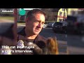 Cat Interrupts News Broadcast by Jumping onto Police Officer to Give him Hugs.