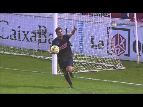 Resumen de SD Huesca (1-2) Bilbao Athletic