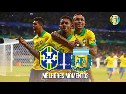 Brasil 2 x 0 Argentina  | Melhores Momentos HD | Copa América Brasil 2019