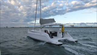 Gemini Freestyle sailing catamaran full presentation with sea trial, trucking and features Gemini Freestyle sailing catamaran full presentation with sea trial, trucking and features