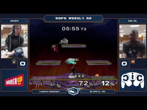 S@PS 32 Melee Singles - Souperfolder (Marth) vs Kal-El (Sheik) - Loser's Bracket