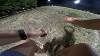 Playing aerobie at night with GoPro MAX2 - Max HyperView
