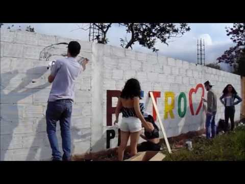 Primer mural Petro Presidente Ocaña